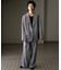 『セットアップ対応』シングルルーズジャケット