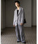 『セットアップ対応』シングルルーズジャケット