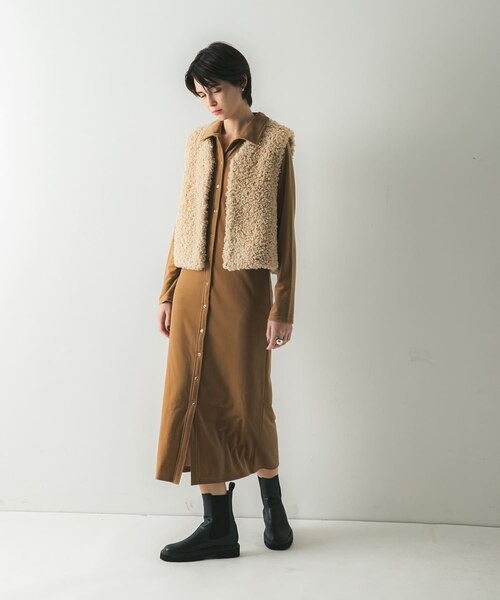 ECOPELカーリーファーベスト｜アーバンリサーチの通販｜&mall（アンド