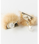 dix　METAL FUR EARRING∴