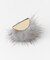 dix　METAL FUR EARRING∴