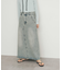 バックスリットデニムスカート