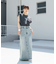バックスリットデニムスカート
