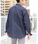 『WEB限定』『XLサイズあり』リラックスコットンリネンバンドカラー長袖シャツ
