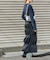 ベロアライクスリムニット
