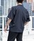 『WEB限定』『セットアップ対応』パナマ風スキッパーシャツ