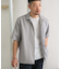 『WEB限定』『セットアップ対応』パナマ風オープンカラー半袖シャツ