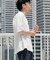 『WEB限定』『セットアップ対応』パナマ風オープンカラー半袖シャツ