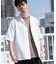 『WEB限定』『セットアップ対応』パナマ風オープンカラー半袖シャツ