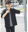 『WEB限定』『セットアップ対応』パナマ風オープンカラー半袖シャツ