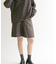 ハイウエストコーティングショートパンツ
