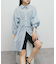 ウエストタックシアーストライプミニワンピース