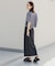 『UR TECH DRYLUXE』リネンライクスリットタイトスカート