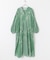sara mallika　COTTON LUREX SCARF PRINT DRESS