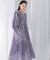 sara mallika　COTTON LUREX SCARF PRINT DRESS