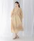 sara mallika　COTTON LUREX SCARF PRINT DRESS