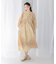 sara mallika　COTTON LUREX SCARF PRINT DRESS