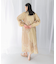 sara mallika　COTTON LUREX SCARF PRINT DRESS