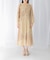 sara mallika　COTTON LUREX SCARF PRINT DRESS