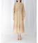 sara mallika　COTTON LUREX SCARF PRINT DRESS