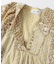 sara mallika　COTTON LUREX SCARF PRINT DRESS