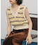 シアージャガードニットベスト