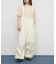 ハーフスリーブクロップドニット