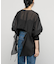 バックデザインシアーブラウス