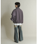 メランジバルーンジップブルゾン