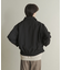 メランジバルーンジップブルゾン