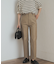 サイドベルトストレートパンツ
