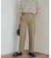 サイドベルトストレートパンツ
