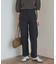 サイドベルトストレートパンツ