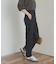 サイドベルトストレートパンツ
