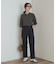 サイドベルトストレートパンツ