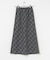 チェックナロースカート