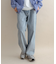 ストレートデニムパンツ