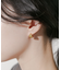 ステンレスミニワイドフープピアス