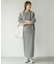 『WEB限定』スウェットライクニット×スカートセットアップ