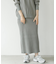 『WEB限定』スウェットライクニット×スカートセットアップ