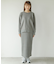 『WEB限定』スウェットライクニット×スカートセットアップ