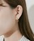 ミニビジューサークルスウィングイヤリング