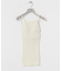 HAKUJI　Random rib open back cami