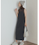 バックVストレートキャミワンピース