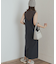バックVストレートキャミワンピース