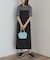 バックVストレートキャミワンピース