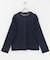 mizuiro ind　mesh dots crew neck pullover