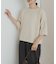 ダブルジャガードボートネックニット