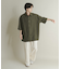 エクストラルーズピーチサテンショートスリーブシャツ