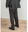 LIFE STYLE TAILOR　レトロヘリンボンストレッチ2タックパンツ